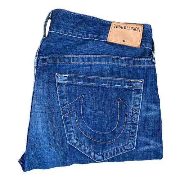 TRUE Religion Jeans Size 34 GENO Blue - Picture 1 of 4